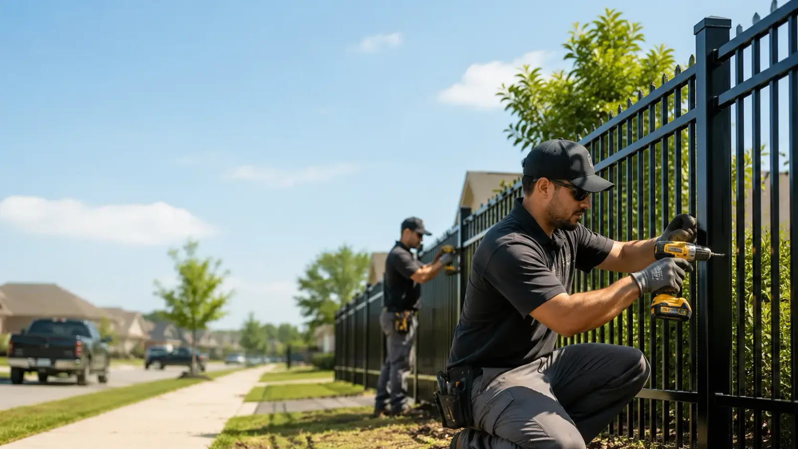 Metal Fence Installation in Chester, OH